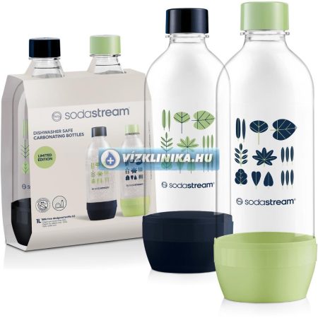 SodaStream JET DUO palack, 2 db-os, zöld és kék